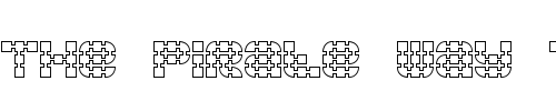 Font : Konector-O2-BRK Custom Text : The Pirate Way Test your own text here Click to download or to view this font on a tshirt that can be custom printed in Bali