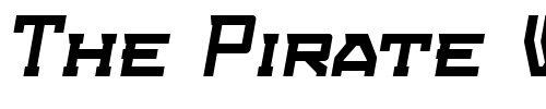 Font : Konvexist-SmallCapsOblique Custom Text : The Pirate Way Test your own text here Click to download or to view this font on a tshirt that can be custom printed in Bali