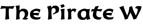 Font : KoriganITC-Bold Custom Text : The Pirate Way Test your own text here Click to download or to view this font on a tshirt that can be custom printed in Bali
