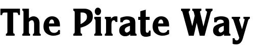 Font : Korinna-ExtraBold-Thin Custom Text : The Pirate Way Test your own text here Click to download or to view this font on a tshirt that can be custom printed in Bali