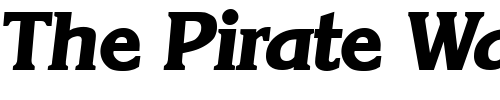 Font : Korinth-BoldIta Custom Text : The Pirate Way Test your own text here Click to download or to view this font on a tshirt that can be custom printed in Bali