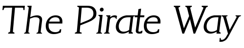 Font : Korinth-LightIta Custom Text : The Pirate Way Test your own text here Click to download or to view this font on a tshirt that can be custom printed in Bali