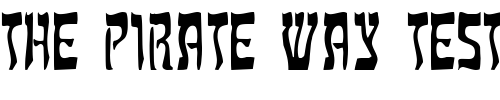 Font : Kosher-Condensed-Normal Custom Text : The Pirate Way Test your own text here Click to download or to view this font on a tshirt that can be custom printed in Bali