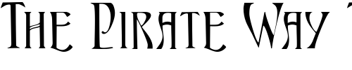 Font : KostnerScapsSSK Custom Text : The Pirate Way Test your own text here Click to download or to view this font on a tshirt that can be custom printed in Bali