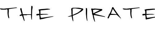 Font : Krazy-Nights Custom Text : The Pirate Way Test your own text here Click to download or to view this font on a tshirt that can be custom printed in Bali