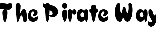 Font : Krueger-1 Custom Text : The Pirate Way Test your own text here Click to download or to view this font on a tshirt that can be custom printed in Bali
