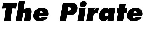 Font : Kudos-Black-SSi-Extra-Bold-Italic Custom Text : The Pirate Way Test your own text here Click to download or to view this font on a tshirt that can be custom printed in Bali