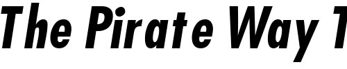 Font : KudosBlackCondSSK Custom Text : The Pirate Way Test your own text here Click to download or to view this font on a tshirt that can be custom printed in Bali