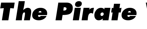 Font : KudosBlackSSK-BoldItalic Custom Text : The Pirate Way Test your own text here Click to download or to view this font on a tshirt that can be custom printed in Bali
