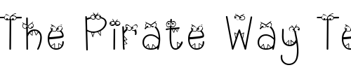Font : LD-Spooks Custom Text : The Pirate Way Test your own text here Click to download or to view this font on a tshirt that can be custom printed in Bali
