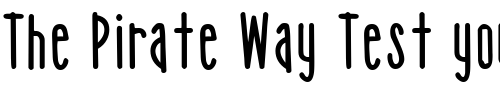 Font : LD-Tall-Tale Custom Text : The Pirate Way Test your own text here Click to download or to view this font on a tshirt that can be custom printed in Bali