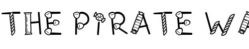 Font : LD-Tricky-Treats Custom Text : The Pirate Way Test your own text here Click to download or to view this font on a tshirt that can be custom printed in Bali