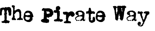 Font : LD-Underwood-Pica Custom Text : The Pirate Way Test your own text here Click to download or to view this font on a tshirt that can be custom printed in Bali
