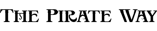 Font : LHF-BigTop-REG Custom Text : The Pirate Way Test your own text here Click to download or to view this font on a tshirt that can be custom printed in Bali