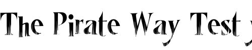 Font : LHF-Mister-Spooky-Condensed Custom Text : The Pirate Way Test your own text here Click to download or to view this font on a tshirt that can be custom printed in Bali