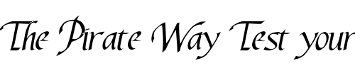 Font : LHF-Signature-BETA Custom Text : The Pirate Way Test your own text here Click to download or to view this font on a tshirt that can be custom printed in Bali