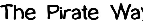 Font : Lamebrain--BRK Custom Text : The Pirate Way Test your own text here Click to download or to view this font on a tshirt that can be custom printed in Bali