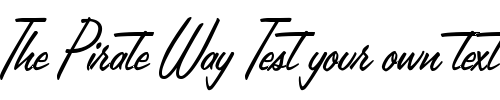 Font : LamplighterScript Custom Text : The Pirate Way Test your own text here Click to download or to view this font on a tshirt that can be custom printed in Bali