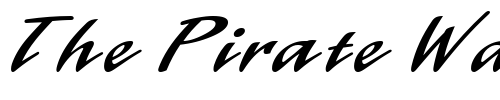 Font : Laser-ICG-Alt Custom Text : The Pirate Way Test your own text here Click to download or to view this font on a tshirt that can be custom printed in Bali