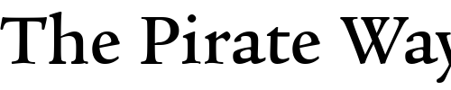 Font : Legacy-Serif-Md-OS-ITC-TT-Med Custom Text : The Pirate Way Test your own text here Click to download or to view this font on a tshirt that can be custom printed in Bali