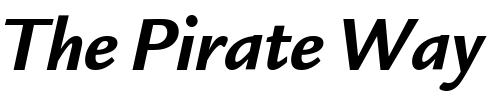 Font : LegacySansITC-BoldItalic Custom Text : The Pirate Way Test your own text here Click to download or to view this font on a tshirt that can be custom printed in Bali