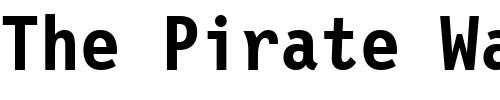 Font : Letter-Gothic-12-Pitch-Bold-BT Custom Text : The Pirate Way Test your own text here Click to download or to view this font on a tshirt that can be custom printed in Bali