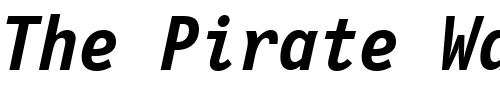 Font : LettrGoth12-BT-Bold-Italic Custom Text : The Pirate Way Test your own text here Click to download or to view this font on a tshirt that can be custom printed in Bali