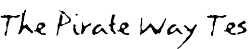 Font : LettresEclatees-ExtraLight Custom Text : The Pirate Way Test your own text here Click to download or to view this font on a tshirt that can be custom printed in Bali