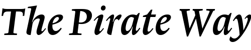 Font : Lexicon-No1-Italic-C-Med Custom Text : The Pirate Way Test your own text here Click to download or to view this font on a tshirt that can be custom printed in Bali