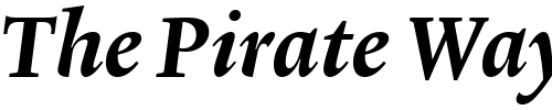 Font : Lexicon-No2-Italic-D-Tab Custom Text : The Pirate Way Test your own text here Click to download or to view this font on a tshirt that can be custom printed in Bali
