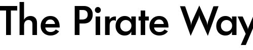 Font : Limerick-Serial-Medium-Regular Custom Text : The Pirate Way Test your own text here Click to download or to view this font on a tshirt that can be custom printed in Bali