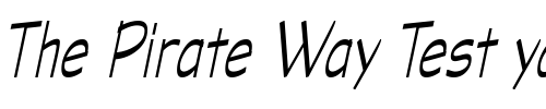 Font : LincoyaScriptSSK-Italic Custom Text : The Pirate Way Test your own text here Click to download or to view this font on a tshirt that can be custom printed in Bali