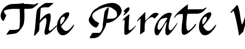 Font : Lindsay-Supercalliqraphix Custom Text : The Pirate Way Test your own text here Click to download or to view this font on a tshirt that can be custom printed in Bali