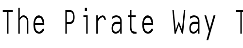 Font : Line-Printer-132 Custom Text : The Pirate Way Test your own text here Click to download or to view this font on a tshirt that can be custom printed in Bali