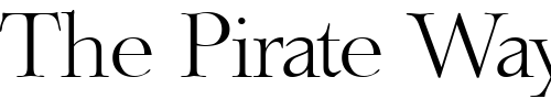 Font : Lingwood-Serial-Light-Regular Custom Text : The Pirate Way Test your own text here Click to download or to view this font on a tshirt that can be custom printed in Bali