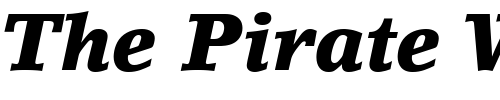 Font : Lino-Letter-LT-Black-Italic Custom Text : The Pirate Way Test your own text here Click to download or to view this font on a tshirt that can be custom printed in Bali