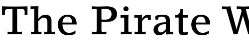 Font : LinoLetter-Medium-Oldstyle-Figures Custom Text : The Pirate Way Test your own text here Click to download or to view this font on a tshirt that can be custom printed in Bali