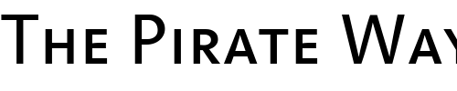 Font : Linotype-Aroma-SC Custom Text : The Pirate Way Test your own text here Click to download or to view this font on a tshirt that can be custom printed in Bali