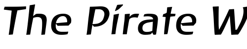 Font : Linotype-Atlantis-Italic Custom Text : The Pirate Way Test your own text here Click to download or to view this font on a tshirt that can be custom printed in Bali