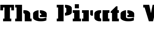 Font : Linotype-Authentic-Stencil-Black Custom Text : The Pirate Way Test your own text here Click to download or to view this font on a tshirt that can be custom printed in Bali