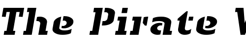 Font : Linotype-Authentic-Stencil-HeavyItalic Custom Text : The Pirate Way Test your own text here Click to download or to view this font on a tshirt that can be custom printed in Bali