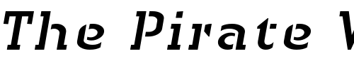 Font : Linotype-Authentic-Stencil-Italic Custom Text : The Pirate Way Test your own text here Click to download or to view this font on a tshirt that can be custom printed in Bali