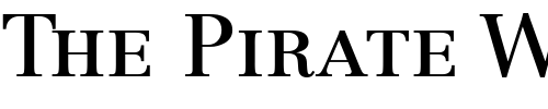 Font : Linotype-Centennial-55-Roman-Small-Caps-Oldstyle-Figures Custom Text : The Pirate Way Test your own text here Click to download or to view this font on a tshirt that can be custom printed in Bali