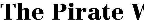 Font : Linotype-Centennial-LT-95-Black Custom Text : The Pirate Way Test your own text here Click to download or to view this font on a tshirt that can be custom printed in Bali