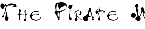 Font : Linotype-Dropink Custom Text : The Pirate Way Test your own text here Click to download or to view this font on a tshirt that can be custom printed in Bali