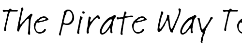 Font : Linotype-Feltpen-Regular Custom Text : The Pirate Way Test your own text here Click to download or to view this font on a tshirt that can be custom printed in Bali