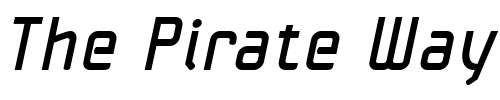 Font : Linotype-Kaliber-Italic Custom Text : The Pirate Way Test your own text here Click to download or to view this font on a tshirt that can be custom printed in Bali