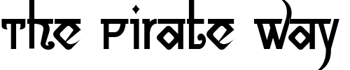 Font : Linotype-Sansara Custom Text : The Pirate Way Test your own text here Click to download or to view this font on a tshirt that can be custom printed in Bali