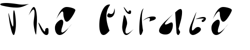 Font : LinotypeArabyRafique Custom Text : The Pirate Way Test your own text here Click to download or to view this font on a tshirt that can be custom printed in Bali
