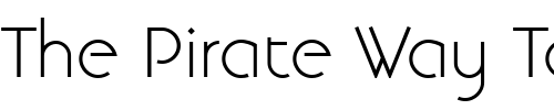 Font : LinotypeBanjoman-Light Custom Text : The Pirate Way Test your own text here Click to download or to view this font on a tshirt that can be custom printed in Bali
